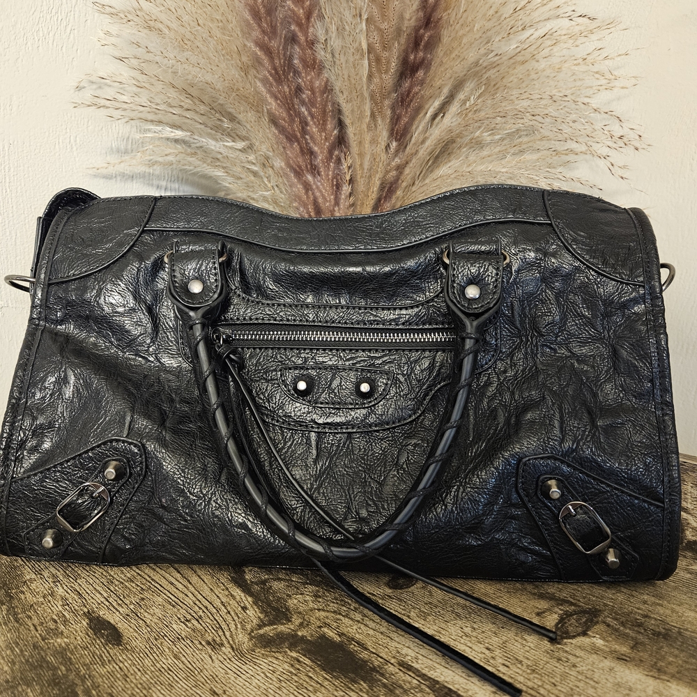 Biker Style  Black Handbag